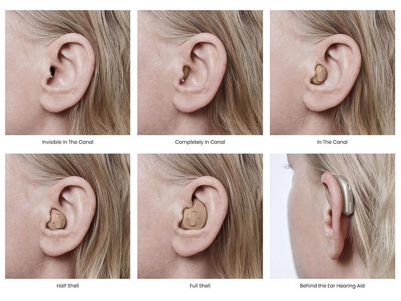 the most popular styles of hearing aids