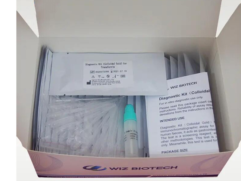 Colloidal Gold Transferrin Tf Rapid Test Home Use Selftest Kit POCT Reagent