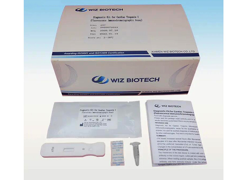 Fluorescence Immuno Assay Diagnostic Kit For Cardiac Troponin I