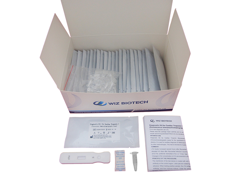 Fluorescence Immuno Assay Diagnostic Kit For Cardiac Troponin I