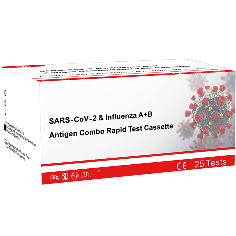 SARS-CoV-2 & Influenza A+B Antigen Combo Rapid Test Cassette