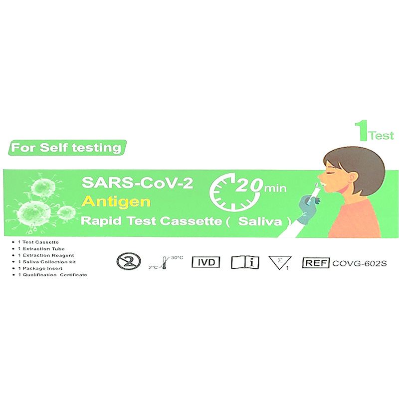 SARS-CoV-2 Antigen Rapid Test Cassette (Saliva) For Self testing