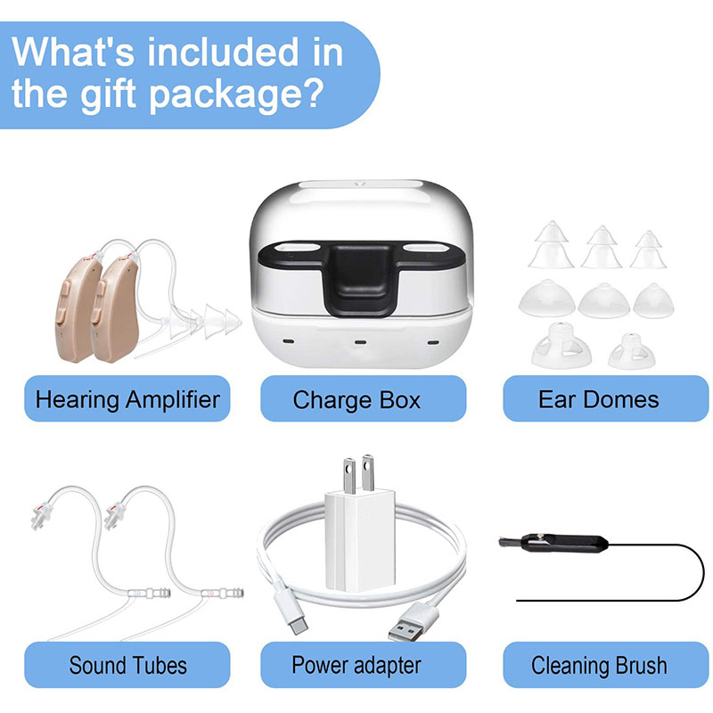Noise reduce Rechargeable Spieth BT0031 BTE Hearing Aids