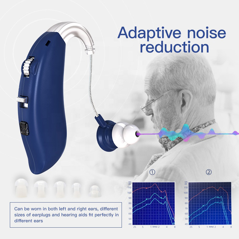 Rechargeable Spieth BTE040 BTE Hearing aids for Hearing Loss