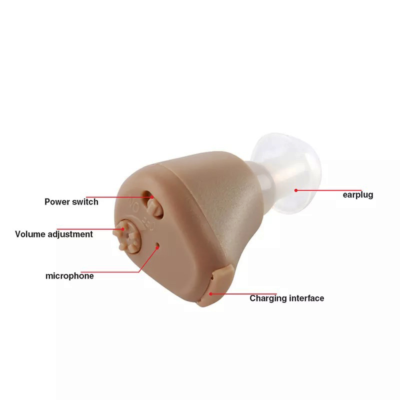 Mini small invisible Rechargeable Spieth ITE007 ITE Hearing Aids