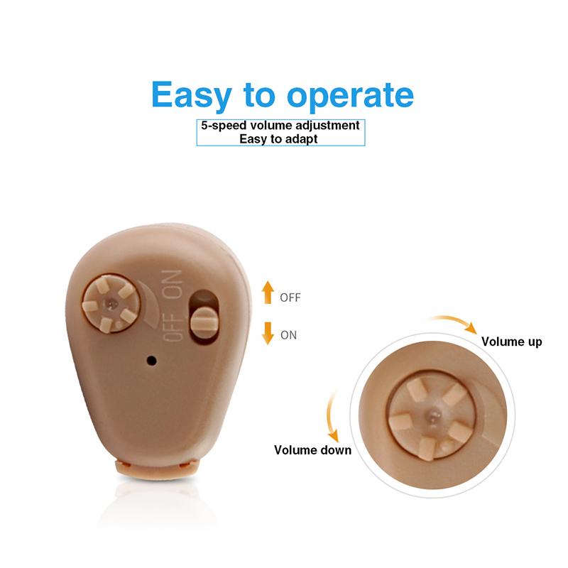 Mini small invisible Rechargeable Spieth ITE007 ITE Hearing Aids