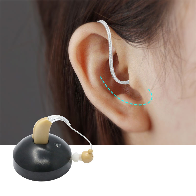 China cheap portable rechargeable Spieth BTE042 BTE Hearing Aids