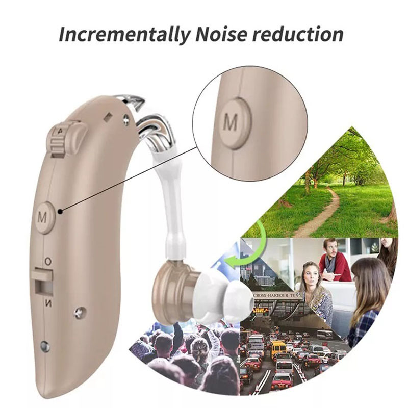 bluetooth control rechargeable Spieth BTE043 BTE Hearing Aids